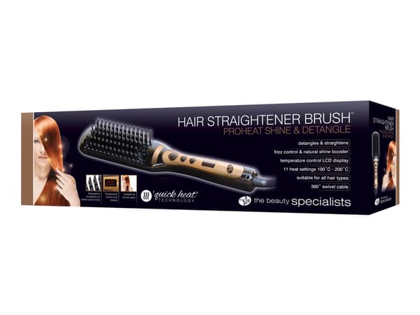 RIO Beauty straightener Electric HBST straightening brush Sort