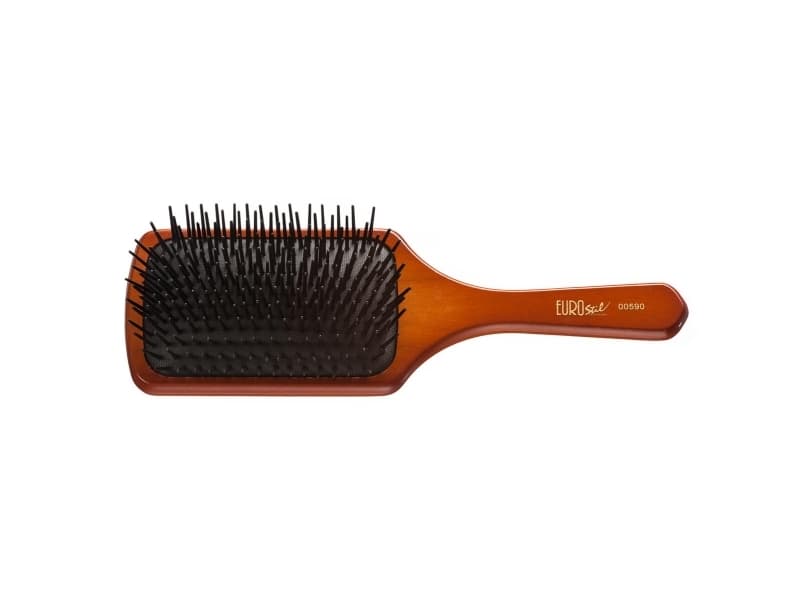 Eurostil Rectangular Brush Made Of Pu Plastic For Adults Black