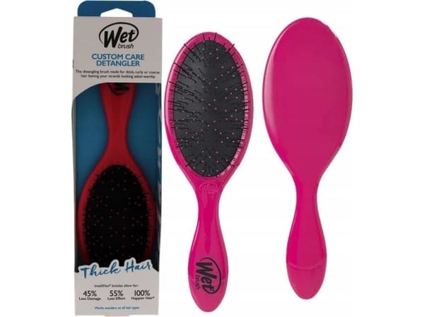 Wet Brush Thick Hair Custom Care Detangler Pink