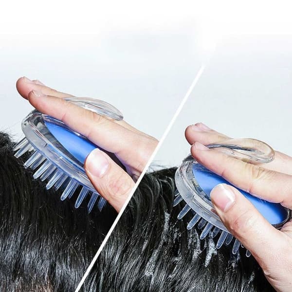Massagebørste & skrælning af hovedbund - shampoo børste