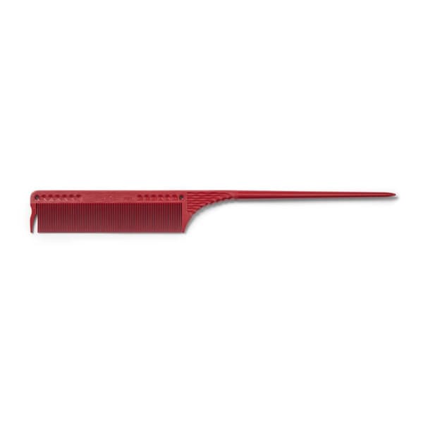 JRL JRL Fine teeth tail comb 8,5" Red - Kammar