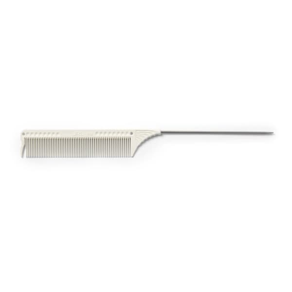 JRL JRL Pin tail comb 8,8" White - Kammar