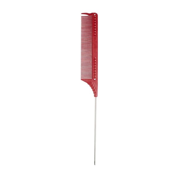 JRL Pin tail comb 8,8" Red - Kammar