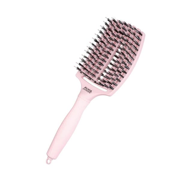 Olivia Garden Finger brush combo pastel pink, L - Borstar