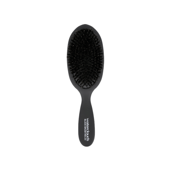 Waterclouds Black Brush NO.23 Natural Oval - Äkta Oval - Borstar