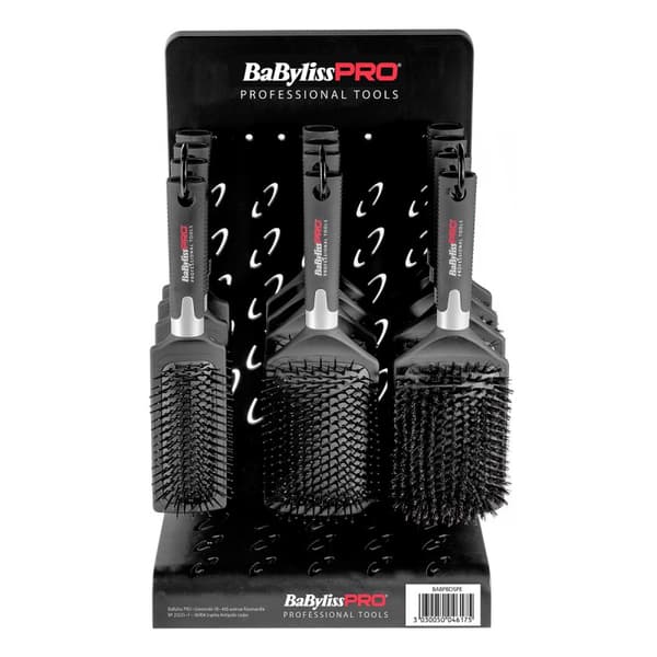 BabylissPro Paddle Brushes Display 12pcs - Borstar