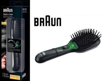Braunin melaharja BR710 24 kuukauden takuu, ioninen ilmastointi, musta/vihreä