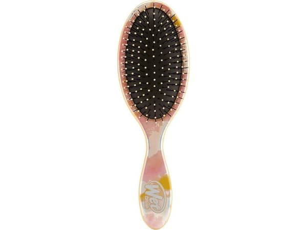 Wet Brush Original Detangler Watercolor Tie Dye Hair Brush Peach