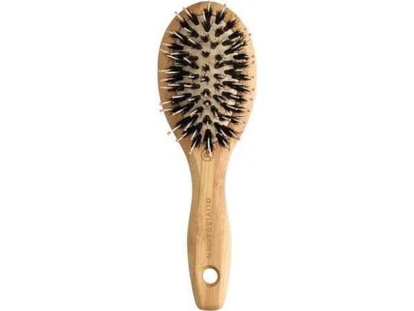 OLIVIA GARDEN_Bamboo Touch Detangle Combo Brush with boar bristles for detangling hair S