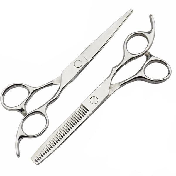 Professional hairdressing scissors and thinning scissors with case Lyx