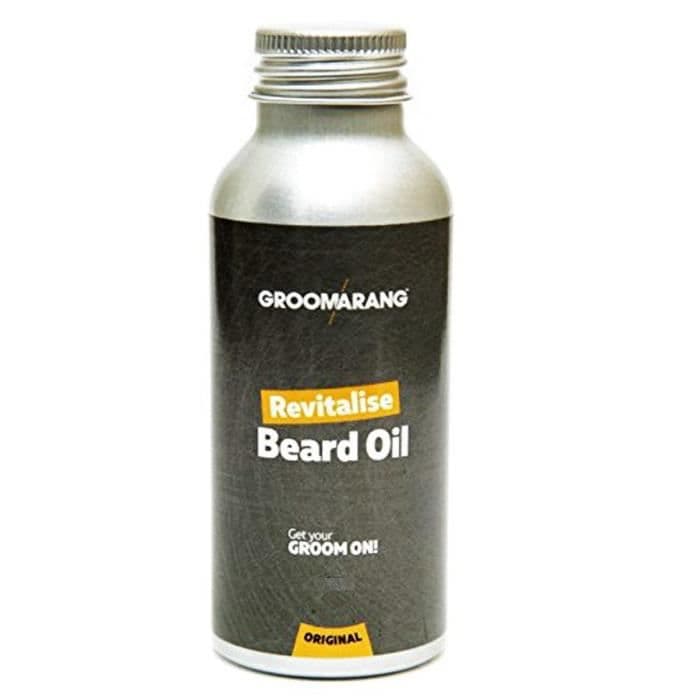 Groomarang Revitalize Beard Oil - Fuktighetskräm och balsam för skäggigt hår - 100% naturligt, ekologiskt och veganskt 30 ml