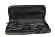 Professional Hairdressing Scissors and Thinning Scissors deluxe 4 parts