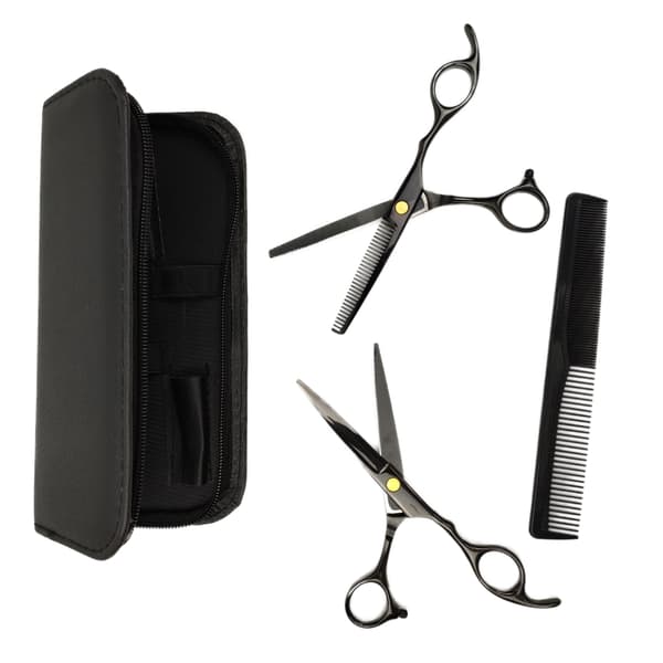 Professional Hairdressing Scissors and Thinning Scissors deluxe 4 parts