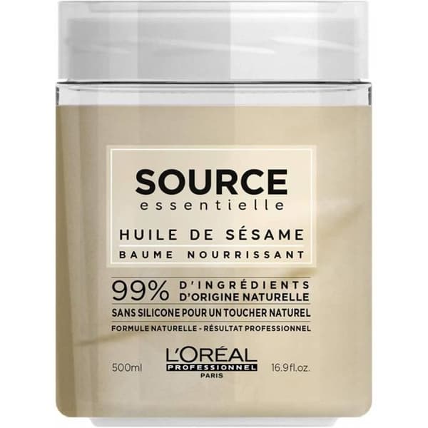 Nourishing mask - L'Oréal - Sesamolja - 500 ml - Alla hårtyper - 99% naturliga ingredienser