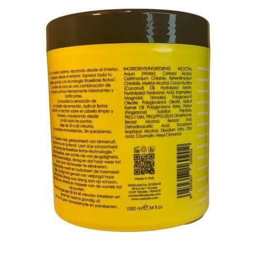 Hår Botox | RoseBaie parabenfri kokosolja 1 kg