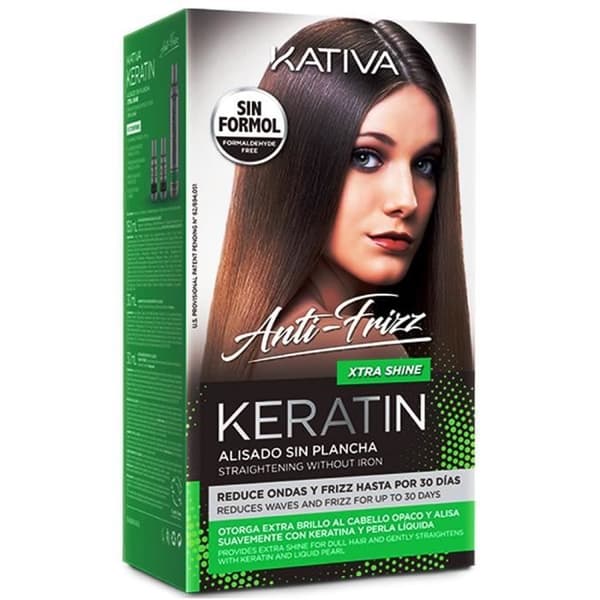 Hårprodukter Box - KATIVA - Alisado sin Plancha Anti-Encrespamiento Xtra Shine