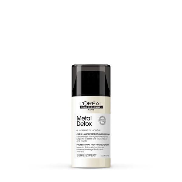 Krämspray utan sköljning - L'Oréal Professionnel - Metal Detox - 100ml - Intensiv återfuktning - UV-skydd
