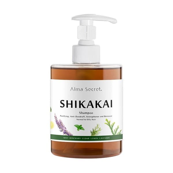 Alma Secret + Shikakai Shampoo (för håravfall, fett, mjäll och dermatit) 500 ml