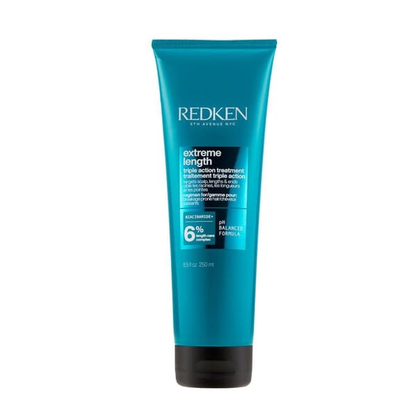 Hårmask - Redken - Extreme Length - 250 Ml - Alla hårtyper - Kvinna
