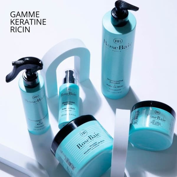 Mask - RoseBaie - Ricinolja - 500 ml - Parabenfri - Alla hårtyper