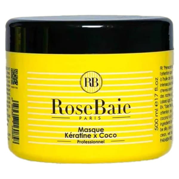 Mask - ROSEBAIE - Keratin x Coco - 500 ml - Sulfatfri - Parabenfri