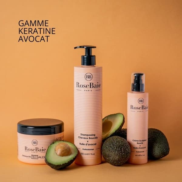 Hårmask - Rosabay - Avokadoolja - Keratin - Sheasmör - Lockigt Hår