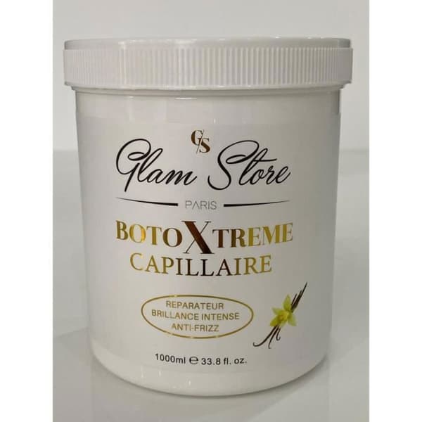 Glam Store botoxtreme hårrekonstruktionsmask - ultrakoncentrerad behandling - keratin - mycket skadat hår - 1 kg burk