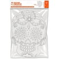 Miniatyrbild 1 av 2: 6 platta kartongmasker att färglägga - mexikansk Calavera