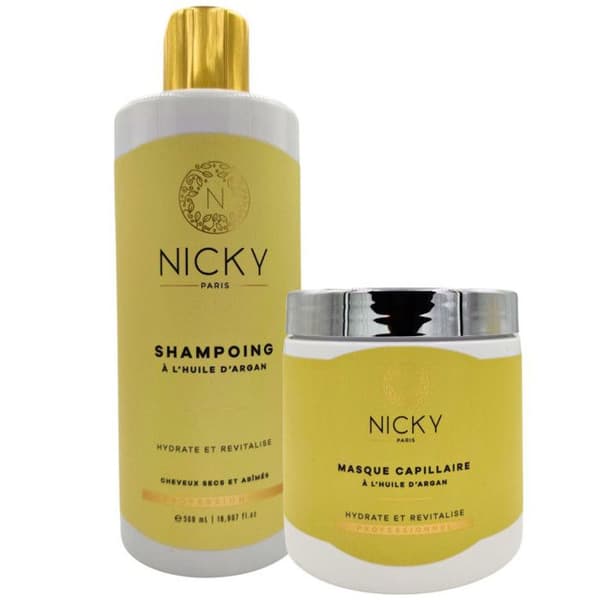 Nicky Paris - Argan Oil Schampo och Mask Set -