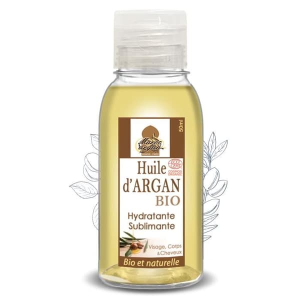 EKOLOGISK Arganolja från Marocko - Anti-rynk och närande - 100% ren 50ml - Vård för magnifik hud och sublimt hår