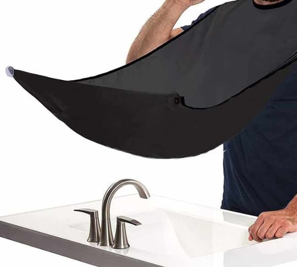 Hår & Skäggtrimmer Deluxe Kit + Gratis rakförkläde - Silver