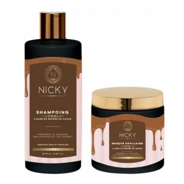 Nicky Paris - Chokladschampo och maskset med kakaosmörbas -