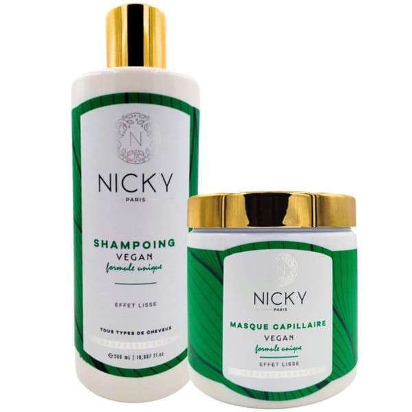 Nicky Paris - Set med veganskt schampo och mask unik formel -