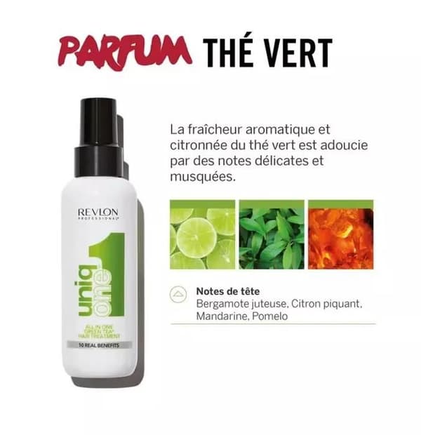 Hårvård - Revlon - Uniq One - Spray 10-i-1 - Doft Grönt Te - 150ml
