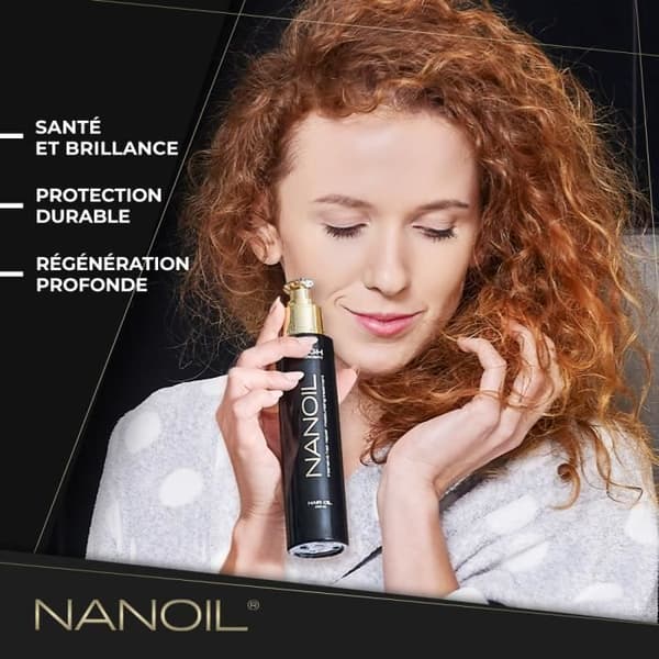Nanoil Regenerating Styling Oil för hår med hög porositet 100ml - Återfuktar och förhindrar torrhet och friss