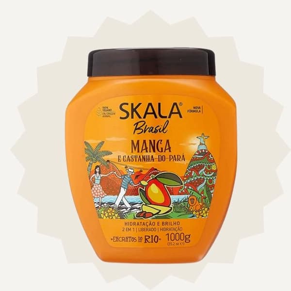 SKALA BRASILIEN 2-i-1 BEHANDLING (hydrering och glans) MED MANGO OCH PENSELNÖTTER MANGA E CASTANHA