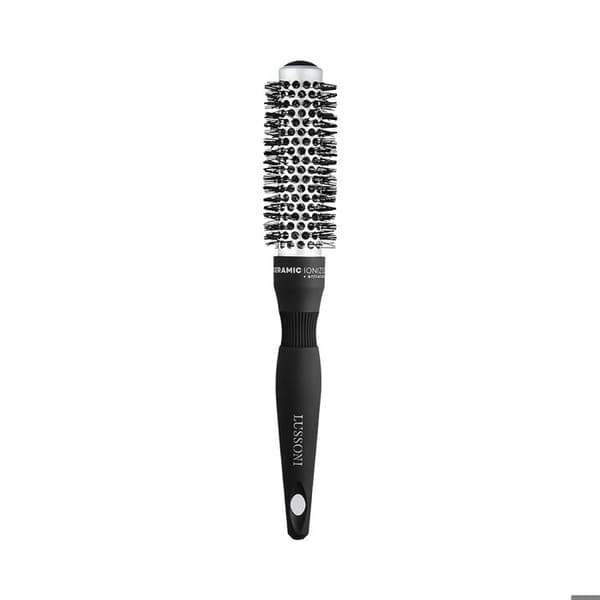 Lussoni Haircare Brush C&amp;S Round Silver Styling 25mm - rund borste
