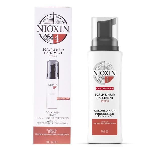 Nioxin Scalp &amp; Hair Treatment System 4 Mycket fin och färgad hårvård 100ml