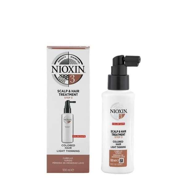Nioxin Scalp &amp; Hair Treatment System 3 Normal till Fin och Färgad Hårvård 100ml