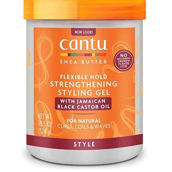 Styling Gel - Cantu - Sheasmör - Jamaican svart ricinolja - 524g - Återfuktande