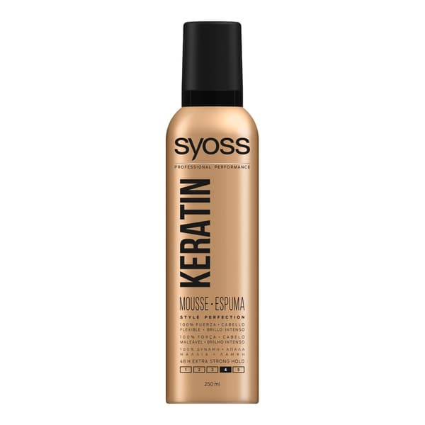 SYOSS KERATIN flexible & shine mousse 250 ml