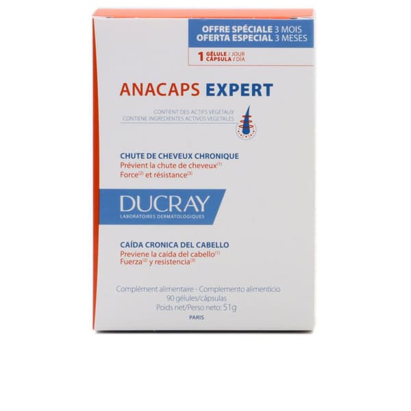 DUCRAY ANACAPS EXPERT reactive hair loss supplement 90 capsules