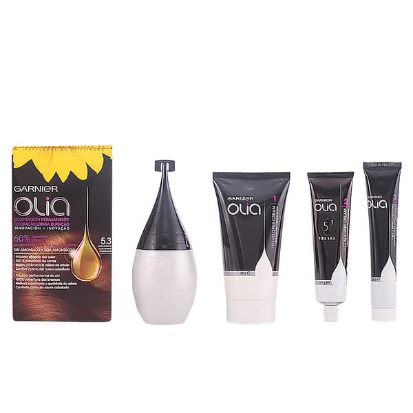 GARNIER OLIA Permanent Haircolouring #5,3 Capuccino set