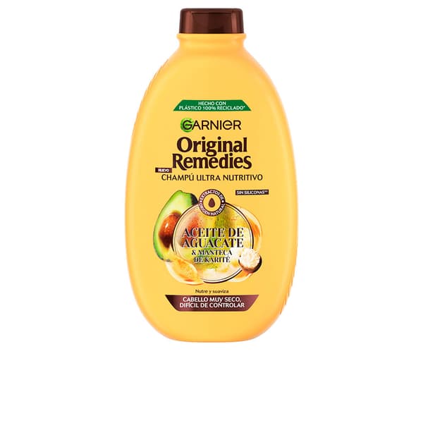 GARNIER ORIGINAL REMEDIES avocado & shea shampoo 600 ml