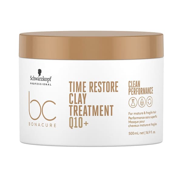 SCHWARZKOPF BC TIME RESTORE Q10+ clay treatment 500 ml