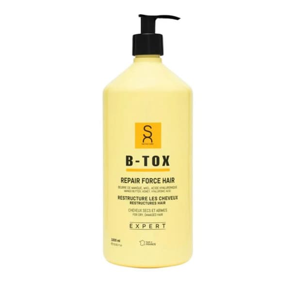 Sacha Care - Reparerande Vårdpaket för Hår - Shampoo 500 ml - Mask 500 ml - B-Tox 1000 ml - Leave-In 100 ml -