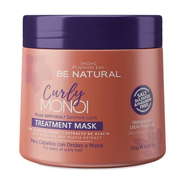 Be Natural+CURLY MONOI Rizos Definidos Treatment Mask 350g Cream