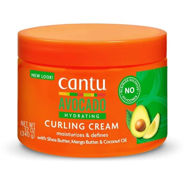 Fuktgivande lockkräm - CANTU - Avokado - 340 g - Lockigt hår - Blandad