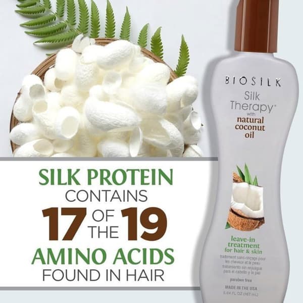 Biosilk Silk Therapy Coconut Oil Leave-In Conditioner 67ml