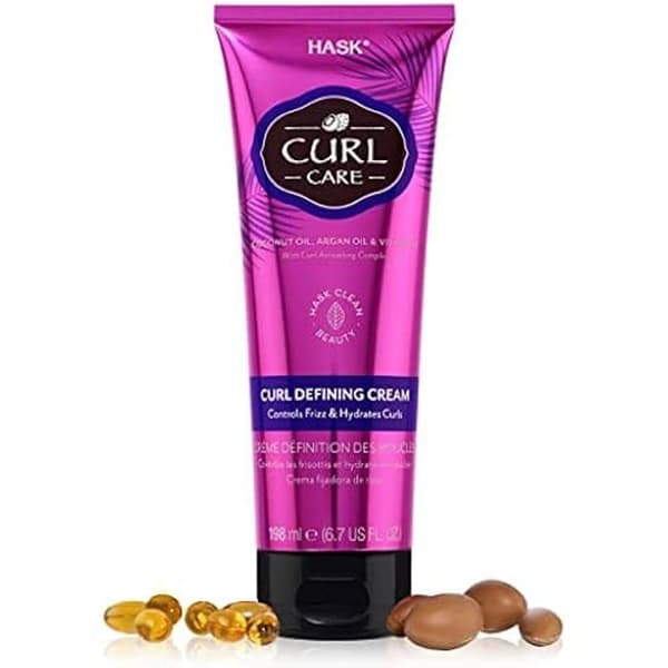 Hårvårdskräm - HASK - Curl Care - 198 ml - Lockigt hår - Naturliga ingredienser